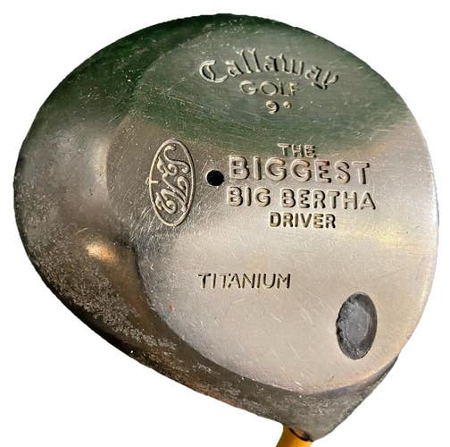 Callaway The Biggest Big Bertha Driver 9* RH 65g Regular Graphite 45.5" New Grip