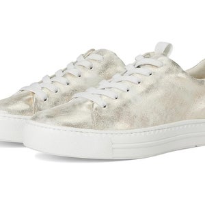 Paul Green Ajay Sport Sneakers Women US 6.5 Mineral Leather Athletic Shoes PQ570