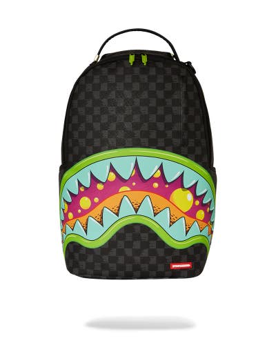 Sprayground Slime Takeover 910B7404NSZ Backpack Unisex Black Laptop Sleeve DSB65
