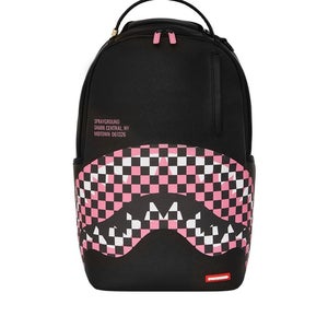 Sprayground Shark Central Breakup Check 910B7635NSZ Backpack Unisex Black DSB76