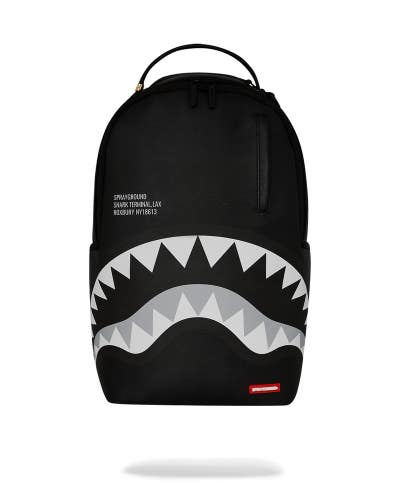 Sprayground Shark Central Lax 910B8134NSZ Backpack Black Laptop Sleeve Bag DSB72