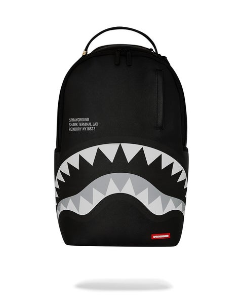 Sprayground Shark Central Lax 910B8134NSZ Backpack Black Laptop Sleeve Bag DSB72