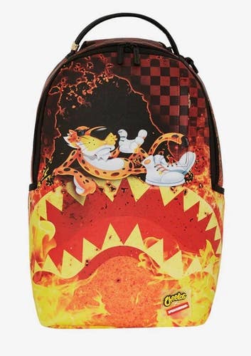 Sprayground Cheeto Fire Dlxsv Backpack Unisex OS Multicolor Shoulder Strap DSB38