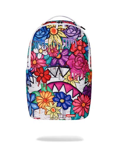 Sprayground Brick Botanist Backpack Unisex Multicolor Floral Laptop Sleeve DSB60