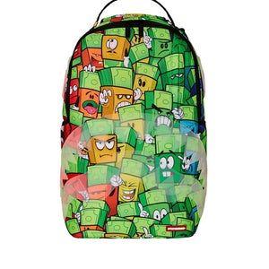 Sprayground Money Boys DLXR Backpack Unisex Green Graphic Adjustable Strap DSB58