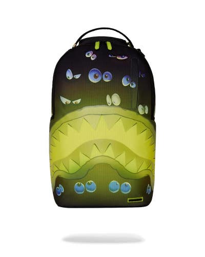 Sprayground Eyes On You Glow In The Dark Effect DLXR Unisex Multi Backpack DSB45