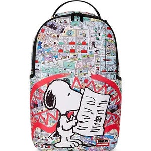 Sprayground Snoopy Focused Dlxr Backpack Unisex OS Multi Shoulder Strap DSB27