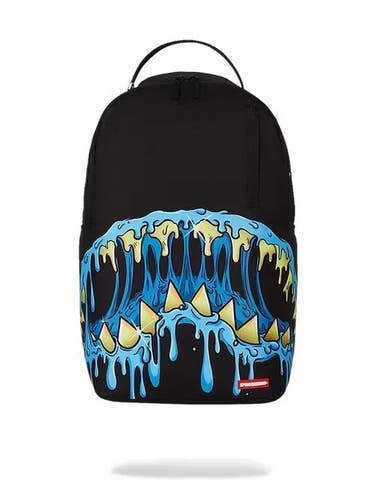 Sprayground Meltin' Megalodon Mouth DLXR Backpack Unisex One Size Black DSB40