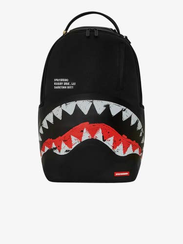 Sprayground Shark Central LAX 910B8116NSZ Backpack Black Laptop Sleeve Bag DSB66