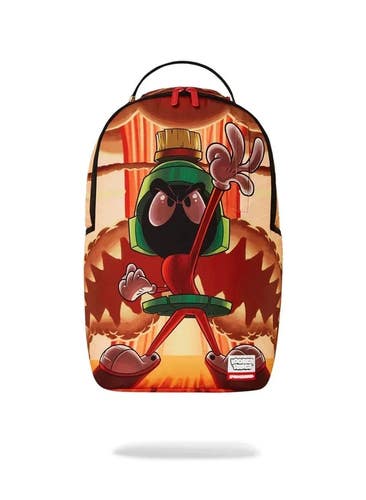 Sprayground Looney Tunes Marvin Bomb Dlxr Backpack OS Multi Shoulder Strap DSB26