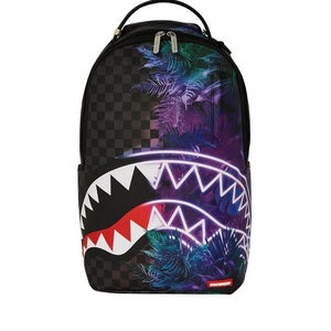 Sprayground Treehouse Party DLXSV Backpack OS Multi Tropical Checkerboard DSB39