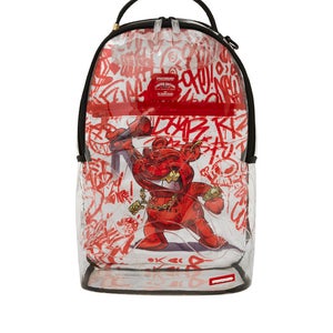 Sprayground Partial Clear Diablo Vandal DLX 910B7768NSZ Backpack Clear Bag DSB78