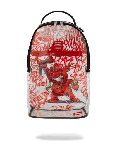 Sprayground Partial Clear Diablo Vandal DLX 910B7768NSZ Backpack Clear Bag DSB78