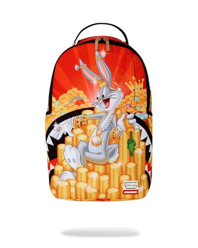 Sprayground Looney Tunes Bugs Billionaire DLXR Multicolor Graphic Backpack DSB44