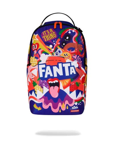 Sprayground Fanta Allover DLXR 910B7307NSZ Unisex Graphic Print Backpack DSB51