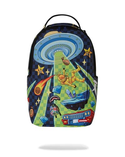 Sprayground Space Warped 910B6715NSZ Bag Multicolor Faux Leather Backpack DSB49