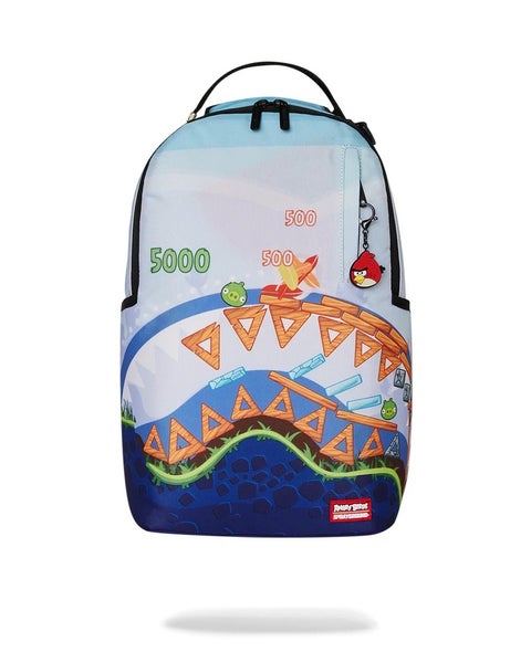 Sprayground Angry Birds Shark Defense Unisex Multi Graphic Print Backpack DSB52