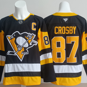 Pittsburgh Penguins 87 Sidney Crosby Beige Winter Classic Ice Hockey Jersey Size 56