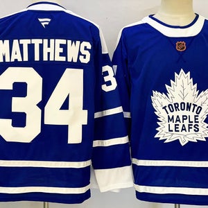 Men's Toronto Maple Leafs Auston Matthews 34 Jersey szie 50