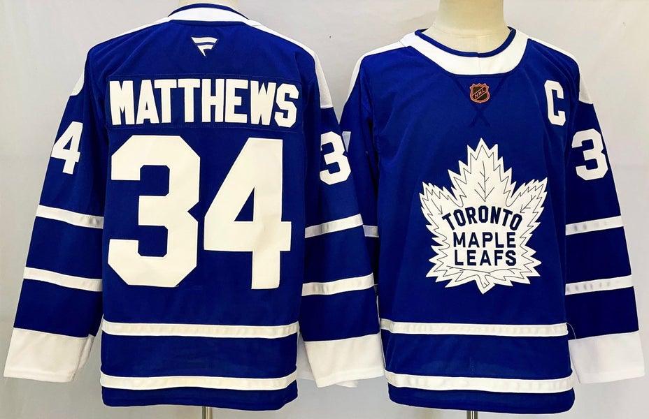 Men's Toronto Maple Leafs Auston Matthews 34 Jersey szie 50