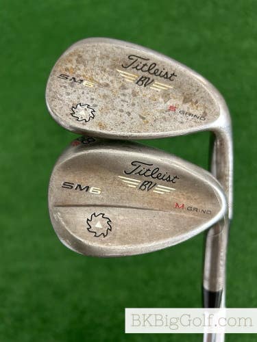 Titleist Vokey SM6 Raw 2 Wedge Set (54 & 58 Degrees)
