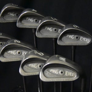 PING EYE2 IRON SET 3-9, PW IRONS REGULAR FLEX, RIGHT HANDED, SHAFT 37" (5I)