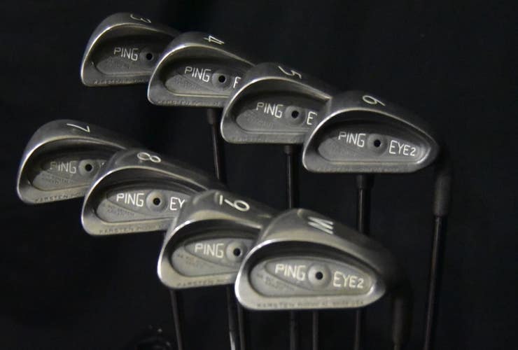 PING EYE2 IRON SET 3-9, PW IRONS REGULAR FLEX, RIGHT HANDED, SHAFT 37" (5I)