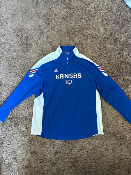 Kansas Jayhawks Quarter-Zip Pullover Men's XL