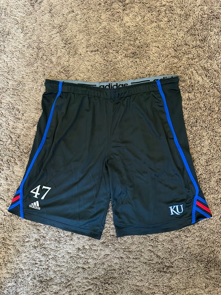 Kansas Jayhawks Shorts Black Player Issue Men's XL Used