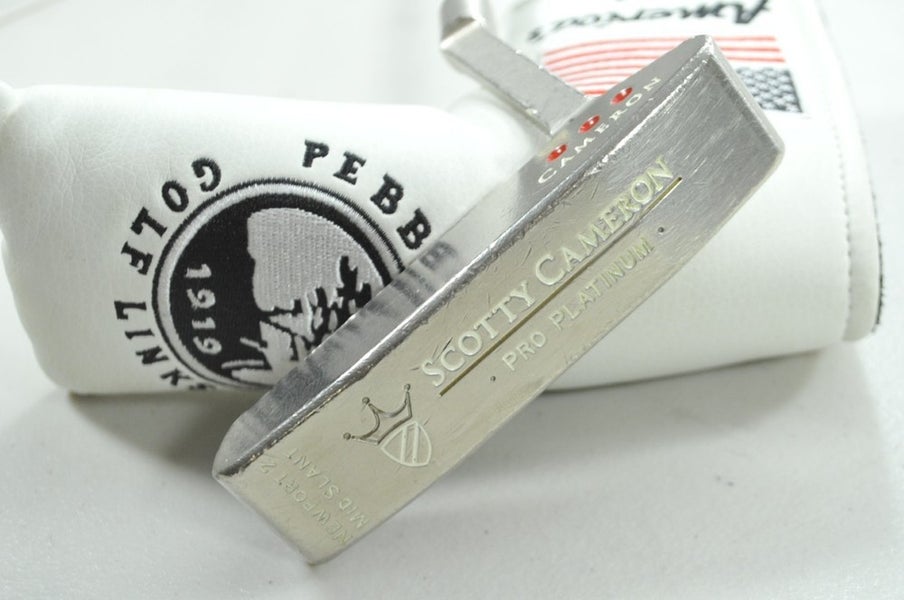 Titleist 1999 Scotty Cameron Pro Platinum Newport 2 Mid Slant 35" Putter #194487