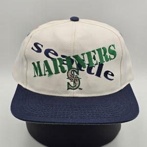 Vintage Seattle Mariners MLB Sports Baseball Logo 7 SAMPLE Cap Hat Vtg Snapback