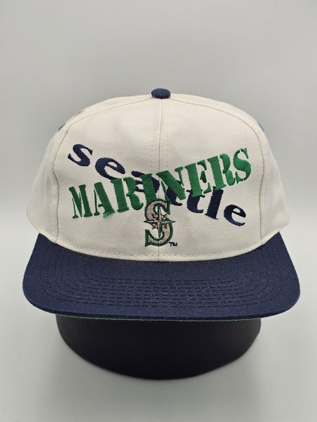 Vintage Seattle Mariners MLB Sports Baseball Logo 7 SAMPLE Cap Hat Vtg Snapback