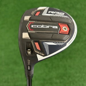 LH Cobra King Rad Speed Peacoat 14.5 Degree 3 Wood / Stiff