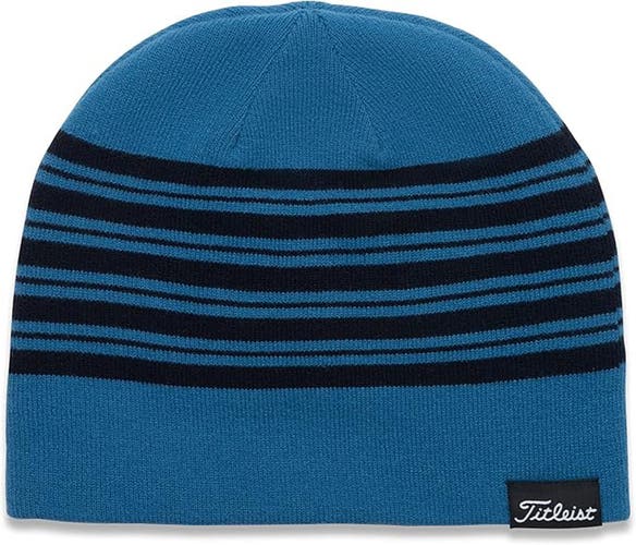 NEW Titleist Lifestyle Reversable Bay/Navy Winter Golf Beanie (Closeout)