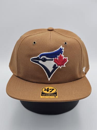 NEW Carhartt Toronto Blue Jays MLB Sports '47 Collab Plain Logo Hat Cap Snapback