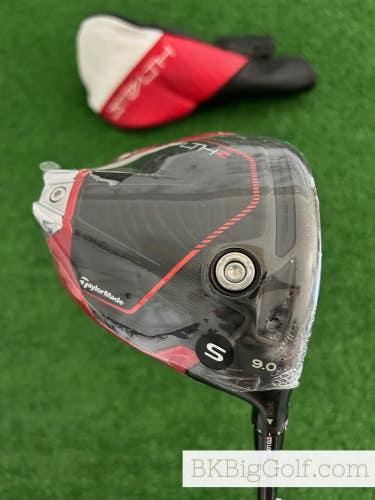 NEW Taylormade Stealth 2 9.0 Driver w Headcover / Stiff