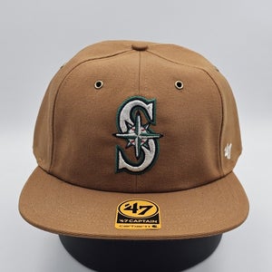 NEW Seattle Mariners Carhartt  '47 Collab SOLD OUT Snapback Khaki Sports Hat