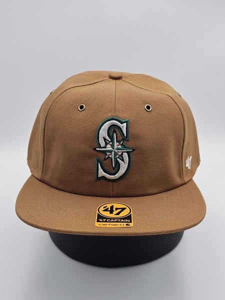 NEW Seattle Mariners Carhartt  '47 Collab SOLD OUT Snapback Khaki Sports Hat