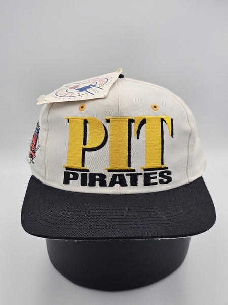 NEW Vintage Pittsburgh Pirates Logo 7 MLB Sports Plain Logo Snapback 1990s Hat