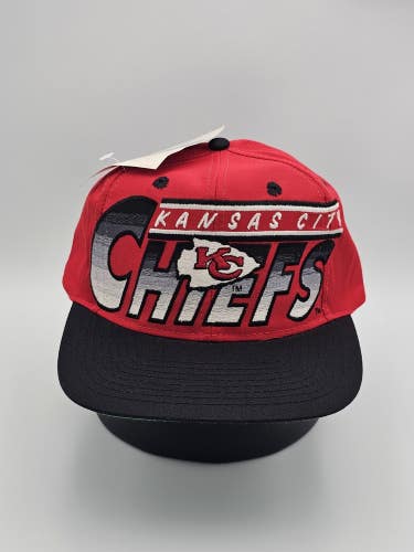 NEW Vintage Rare Kansas City Chiefs NFL Sports Logo Athletic SAMPLE Hat Snapback