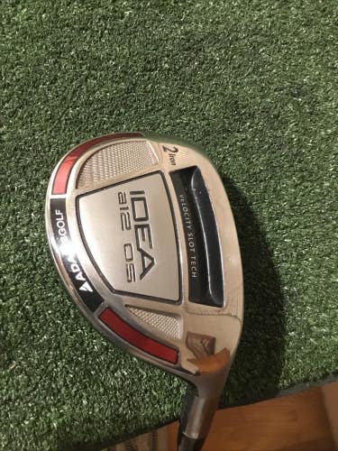 Adams Idea A12 OS 2 Iron Hybrid Seniors Lite 55g ProLaunch Blue Graphite Shaft