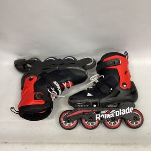 Used Rollerblade BLADERUNNER Senior Rec Fitness Skates Red Adjustable 11851-S000035532