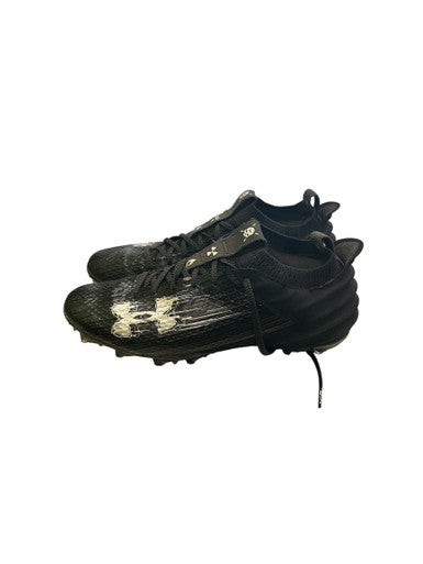 Used Under Armour Adult FB Cleats Black Senior 8.5 11863-S000023185