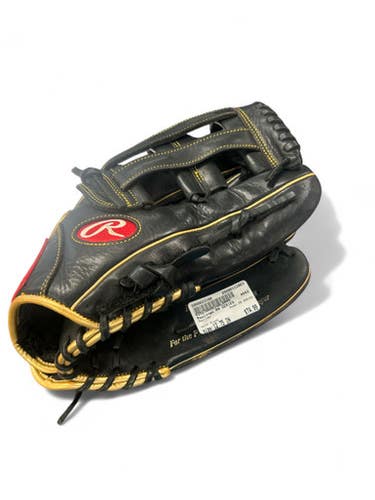 Used Rawlings R9 SERIES BB/SB Glove RH Throw Black 12 3/4" 11863-S000023198