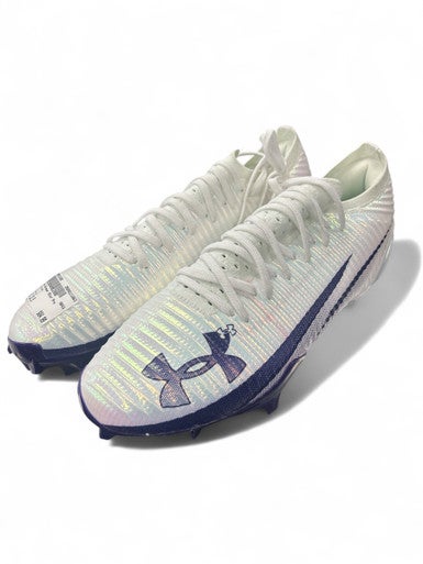 Used Under Armour Adult FB Cleats White Senior 13.5 11863-S000023202