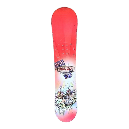 RIDE LowRide Blank Snowboard 125cm Red