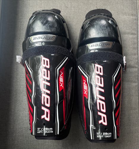 Junior Bauer NSX 11" Shin Pads (Used)