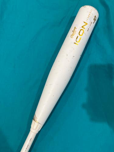 2024 Rawlings Icon Composite Bat USSSA Certified (-10) Composite 20 oz 30" (Used)