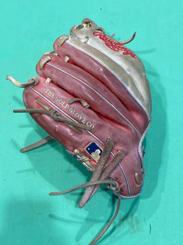 Used Rawlings Heart of the Hide Right Hand Throw Baseball Glove 11.5"