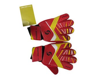 Used SPORTOUT Soccer Goalie Gloves Red 6 11847-S000028308